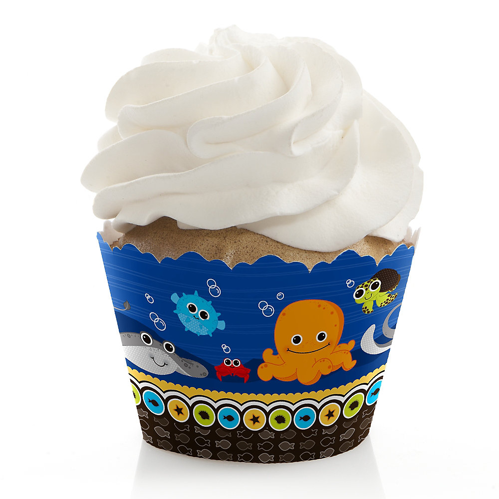 Sea-Critters-Baby-Shower-Cupcake-Wrappers