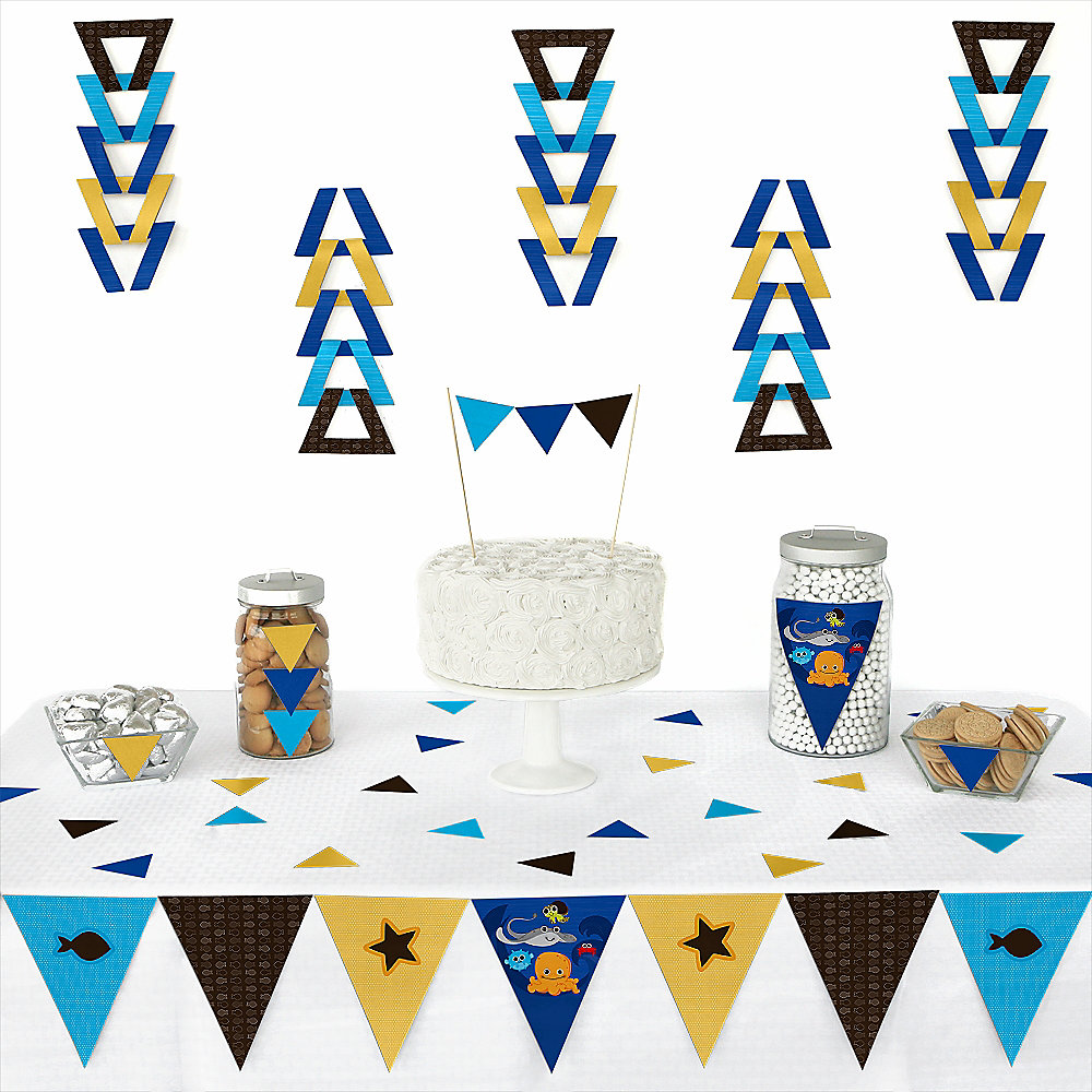 Sea-Critters-Party-Triangle-Decoration-Kits